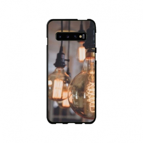 Husa personalizata tip carcasa HQPrint pentru Samsung Galaxy S10 Plus, model Lightbulb, multicolor, S1D1M0322