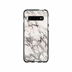 Husa personalizata tip carcasa HQPrint pentru Samsung Galaxy S10, model White Marble, multicolor, S1D1M0325