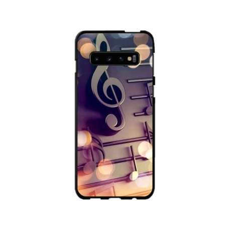 Husa personalizata tip carcasa HQPrint pentru Samsung Galaxy S10 Plus, model Notes, multicolor, S1D1M0328