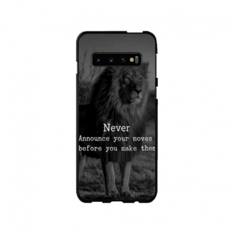 Husa personalizata tip carcasa HQPrint pentru Samsung Galaxy S10, model Quote 2, multicolor, S1D1M0330