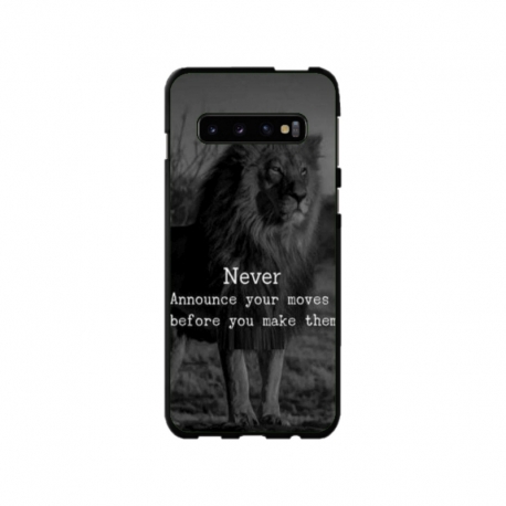 Husa personalizata tip carcasa HQPrint pentru Samsung Galaxy S10 Plus, model Quote 2, multicolor, S1D1M0330