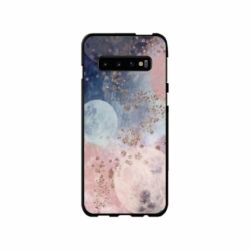 Husa personalizata tip carcasa HQPrint pentru Samsung Galaxy S10, model Abstract 2, multicolor, S1D1M0335