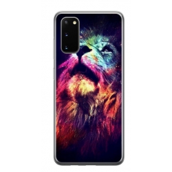 Husa personalizata tip carcasa HQPrint pentru Samsung Galaxy S20 FE, model Celestial Lion, multicolor, S1D1M0002