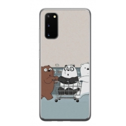 Husa personalizata tip carcasa HQPrint pentru Samsung Galaxy S20 FE, model Bears 1, multicolor, S1D1M0003