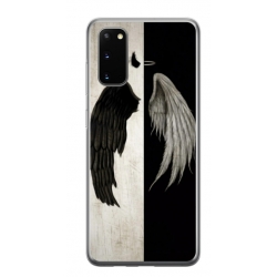 Husa personalizata tip carcasa HQPrint pentru Samsung Galaxy S20 FE, model Angel Wings, multicolor, S1D1M0004