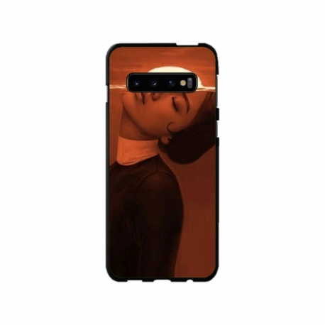 Husa personalizata tip carcasa HQPrint pentru Samsung Galaxy S10, model Sun Girl, multicolor, S1D1M0359