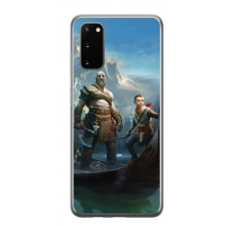 Husa personalizata tip carcasa HQPrint pentru Samsung Galaxy S20 FE, model God of War 1, multicolor, S1D1M0008