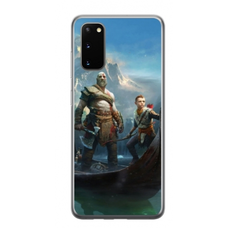 Husa personalizata tip carcasa HQPrint pentru Samsung Galaxy S20 FE, model God of War 1, multicolor, S1D1M0008