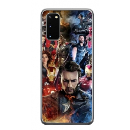 Husa personalizata tip carcasa HQPrint pentru Samsung Galaxy S20 FE, model Avengers Endgame, multicolor, S1D1M0009