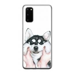 Husa personalizata tip carcasa HQPrint pentru Samsung Galaxy S20 FE, model Fluffy Dog, multicolor, S1D1M0033