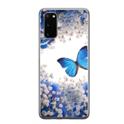 Husa personalizata tip carcasa HQPrint pentru Samsung Galaxy S20 FE, model Butterfly 4, multicolor, S1D1M0041