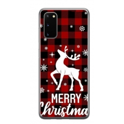 Husa personalizata tip carcasa HQPrint pentru Samsung Galaxy S20 FE, model Merry Christmas Reindeer 2, multicolor, S1D1M0050