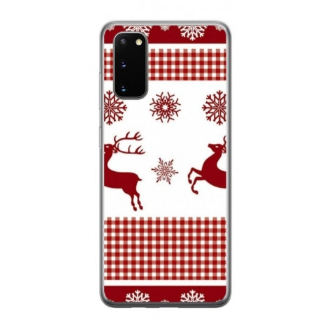Husa personalizata tip carcasa HQPrint pentru Samsung Galaxy S20 FE, model Reindeer 1, multicolor, S1D1M0051