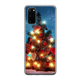 Husa personalizata tip carcasa HQPrint pentru Samsung Galaxy S20 FE, model Christmas Tree 2, multicolor, S1D1M0058