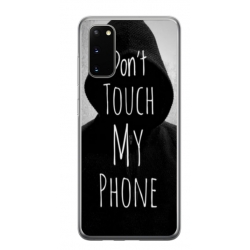 Husa personalizata tip carcasa HQPrint pentru Samsung Galaxy S20 FE, model Dont touch my phone 2, multicolor, S1D1M0065