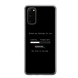 Husa personalizata tip carcasa HQPrint pentru Samsung Galaxy S20 FE, model Delete Feelings, multicolor, S1D1M0069