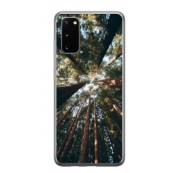 Husa personalizata tip carcasa HQPrint pentru Samsung Galaxy S20 FE, model Tree perspective, multicolor, S1D1M0079