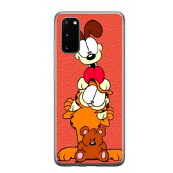 Husa personalizata tip carcasa HQPrint pentru Samsung Galaxy S20 FE, model Garfield, multicolor, S1D1M0085