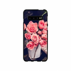 Husa personalizata tip carcasa HQPrint pentru Samsung Galaxy S10, model Flowers 22, multicolor, S1D1M0379