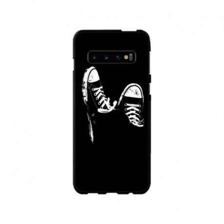 Husa personalizata tip carcasa HQPrint pentru Samsung Galaxy S10 Plus, model Sneakers, multicolor, S1D1M0381