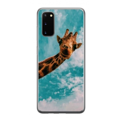 Husa personalizata tip carcasa HQPrint pentru Samsung Galaxy S20 FE, model Giraffe 2, multicolor, S1D1M0096