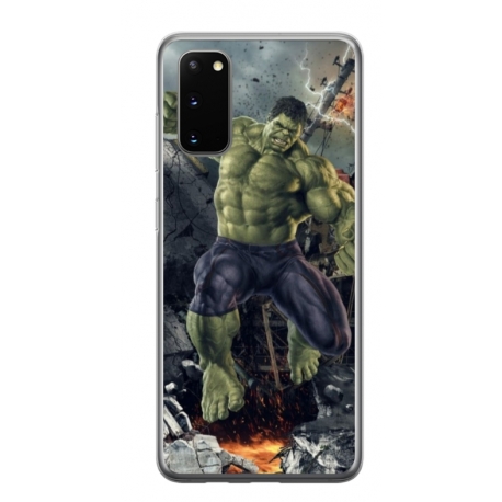 Husa personalizata tip carcasa HQPrint pentru Samsung Galaxy S20 FE, model Hulk 1, multicolor, S1D1M0099