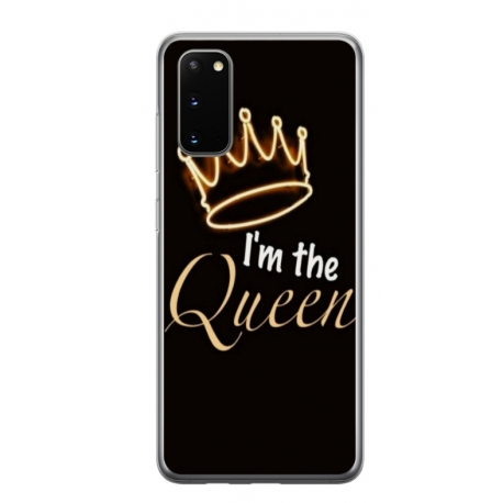 Husa personalizata tip carcasa HQPrint pentru Samsung Galaxy S20 FE, model Im the Queen, multicolor, S1D1M0101