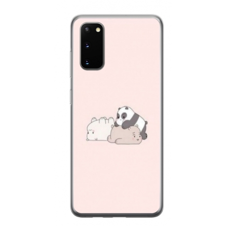 Husa personalizata tip carcasa HQPrint pentru Samsung Galaxy S20 FE, model Bears 3, multicolor, S1D1M0115