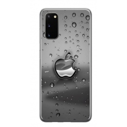 Husa personalizata tip carcasa HQPrint pentru Samsung Galaxy S20 FE, model Rainy Apple logo, multicolor, S1D1M0148