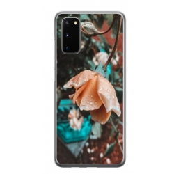 Husa personalizata tip carcasa HQPrint pentru Samsung Galaxy S20 FE, model Flowers 10, multicolor, S1D1M0149