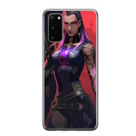 Husa personalizata tip carcasa HQPrint pentru Samsung Galaxy S20 FE, model Valorant, multicolor, S1D1M0157