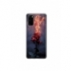 Husa personalizata tip carcasa HQPrint pentru Samsung Galaxy S20 FE, model Fire Rose, multicolor, S1D1M0158