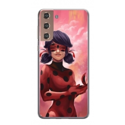 Husa personalizata tip carcasa HQPrint pentru Samsung Galaxy S21, model Buburuza, multicolor, S1D1M0025