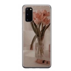 Husa personalizata tip carcasa HQPrint pentru Samsung Galaxy S20 FE, model Flowers 14, multicolor, S1D1M0208