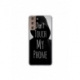 Husa personalizata tip carcasa HQPrint pentru Samsung Galaxy S21, model Dont touch my phone 2, multicolor, S1D1M0065