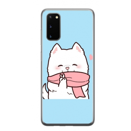 Husa personalizata tip carcasa HQPrint pentru Samsung Galaxy S20 FE, model Cute Puppy, multicolor, S1D1M0232