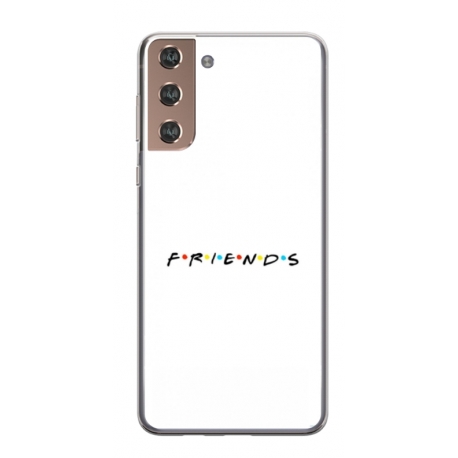 Husa personalizata tip carcasa HQPrint pentru Samsung Galaxy S21 FE, model FRIENDS 1, multicolor, S1D1M0043