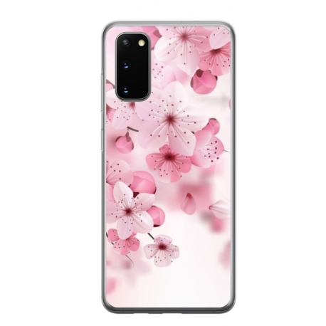 Husa personalizata tip carcasa HQPrint pentru Samsung Galaxy S20 FE, model Flowers 17, multicolor, S1D1M0241