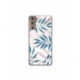 Husa personalizata tip carcasa HQPrint pentru Samsung Galaxy S21 FE, model Leaf Design 1, multicolor, S1D1M0044