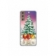 Husa personalizata tip carcasa HQPrint pentru Samsung Galaxy S21 FE, model Christmas Tree 1, multicolor, S1D1M0057