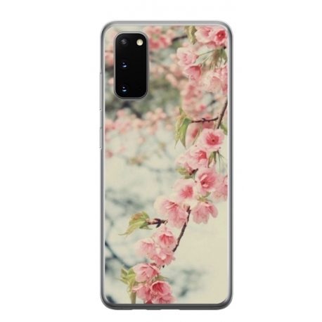 Husa personalizata tip carcasa HQPrint pentru Samsung Galaxy S20 FE, model Flowers 18, multicolor, S1D1M0245