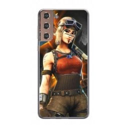 Husa personalizata tip carcasa HQPrint pentru Samsung Galaxy S21 FE, model Fortnite 1, multicolor, S1D1M0073