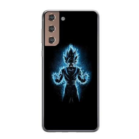 Husa personalizata tip carcasa HQPrint pentru Samsung Galaxy S21 FE, model Goku, multicolor, S1D1M0087