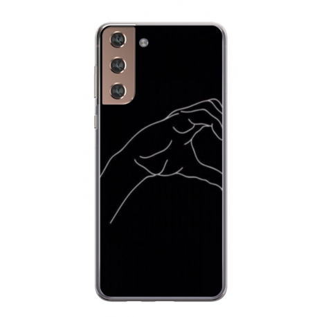 Husa personalizata tip carcasa HQPrint pentru Samsung Galaxy S21 FE, model Forever and Always 1, multicolor, S1D1M0094
