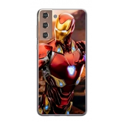 Husa personalizata tip carcasa HQPrint pentru Samsung Galaxy S21 FE, model Iron Man 1, multicolor, S1D1M0102