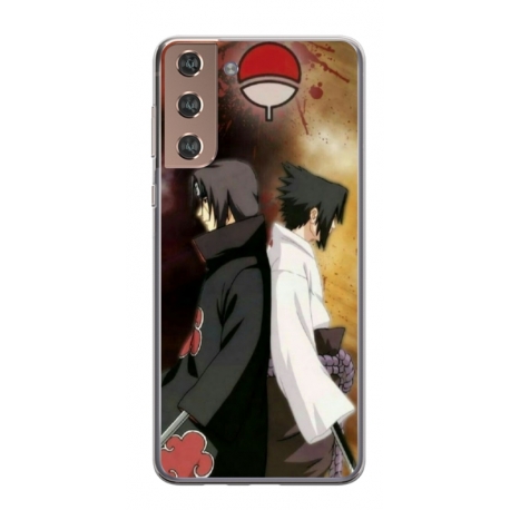 Husa personalizata tip carcasa HQPrint pentru Samsung Galaxy S21 FE, model Itachi 1, multicolor, S1D1M0103