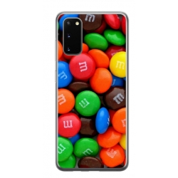 Husa personalizata tip carcasa HQPrint pentru Samsung Galaxy S20 FE, model MandM, multicolor, S1D1M0257
