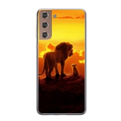 Husa personalizata tip carcasa HQPrint pentru Samsung Galaxy S21 FE, model Lion King 1, multicolor, S1D1M0119