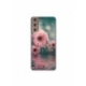 Husa personalizata tip carcasa HQPrint pentru Samsung Galaxy S21 FE, model Flowers 7, multicolor, S1D1M0140