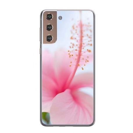Husa personalizata tip carcasa HQPrint pentru Samsung Galaxy S21 FE, model Flowers 9, multicolor, S1D1M0142
